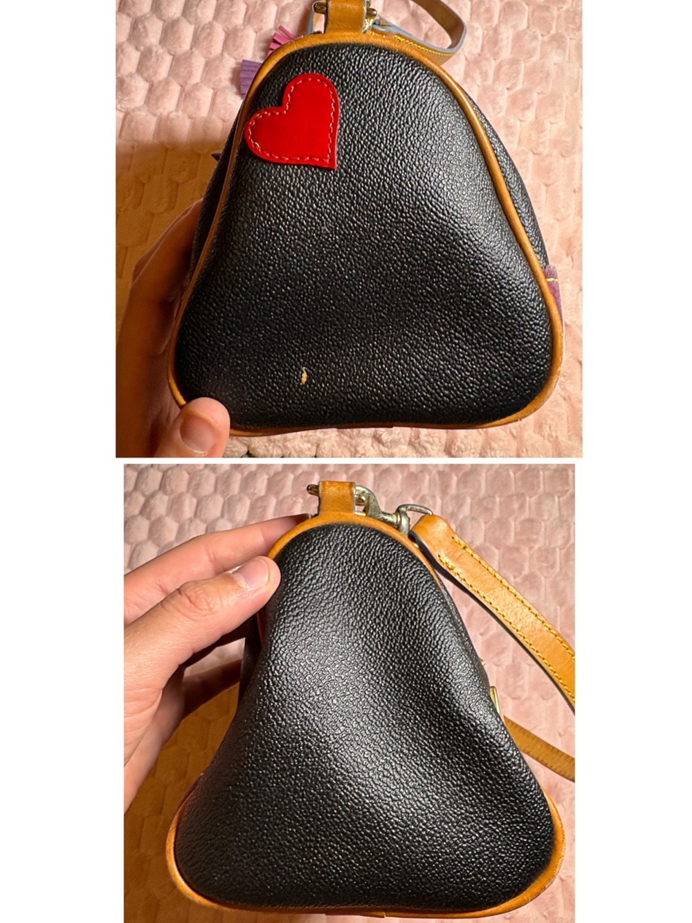 ๐ฉท Y2K/Vintage Colorful Patchwork Dooney & Bourke | Shoulder Bag ๐ - Picture 13 of 16